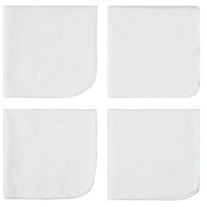 Set de 4 serviettes en éponge 35 x 35 cm 