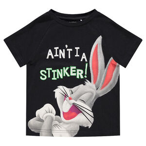 Κοντομάνικη μπλούζα με στάμπα Bugs Bunny της ©Warner/Looney Tunes 