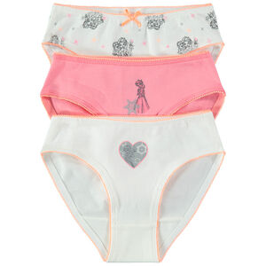 Σετ με 3 βαμβακερά βρακάκια με στάμπα Elsa από το Frozen της Disney 