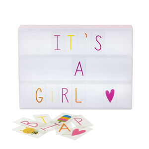 Φωτιζόμενο κουτί με γράμματα 