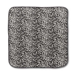 Couverture en sherpa imprimé léopard 