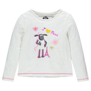 Μακρυμάνικη μπλούζα με τύπωμα τον Σον το Πρόβατο 