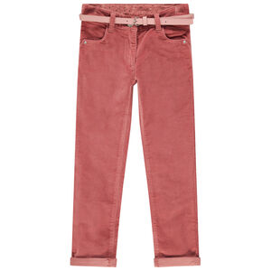 Pantalon en velours à ceinture amovible 