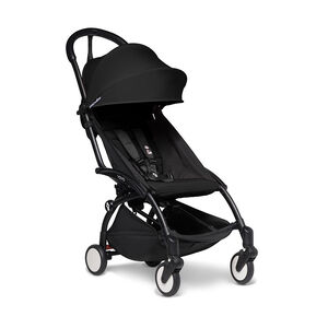 Poussette YOYO² 6+ châssis noir - Noir 