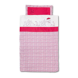 Set de lit housse de couette et taie d'oreiller 