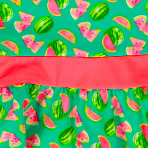 Φόρεμα για την παραλία με σχέδιο με καρπουζάκια 