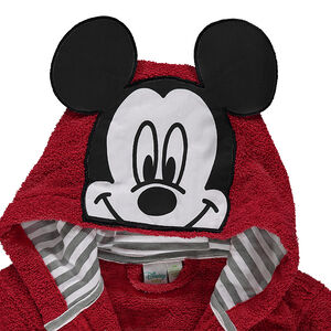 Πετσετέ μπουρνούζι με μπάλωμα Mickey στην κουκούλα 