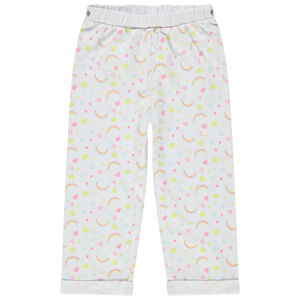 Ζέρσεϊ πιτζάμα με στάμπα μονόκερο και ουράνια τόξα 