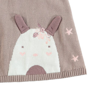 Κοντομάνικο πλεκτό φόρεμα με ζακάρ μοτίβα και ανάγλυφα αυτάκια 