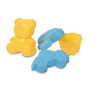 Σετ παιχνιδιού παραλίας με 4 μικρά φορμάκια 