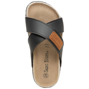 Παπούτσια mules με λουράκι από συνθετικό δέρμα 