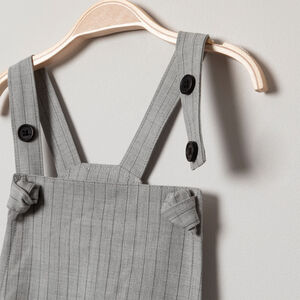 Robe salopette à poche kangourou 