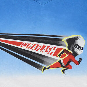 Kοντομάνικη μπλούζα tie & dye με τύπωμα σούπερ ήρωες της ©Disney  