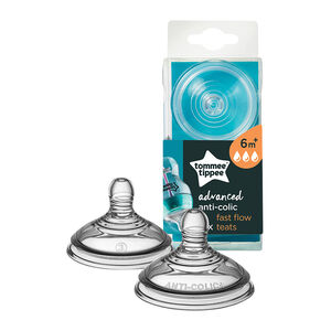  Θηλές σιλικόνης Advanced Anti-Colic - μεγάλης ροής 6m+  