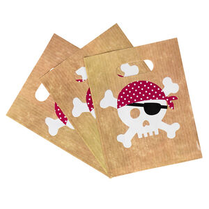 x 10 σακουλάκια γενεθλίων για καραμέλες με σχέδιο Πειρατή 