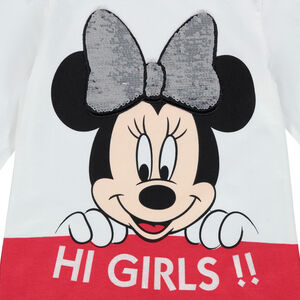 Μακρυμάνικο μπλουζάκι  Minnie Disney με μαγικές παγιέτες  