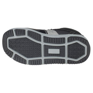 Baskets montantes aspect cuir à lacets et scratch 