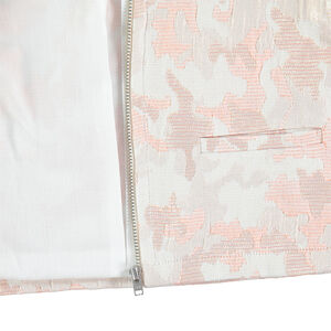 Τζάκετ με ζακάρ μοτίβο παραλλαγής και μεταλλιζέ όψη 