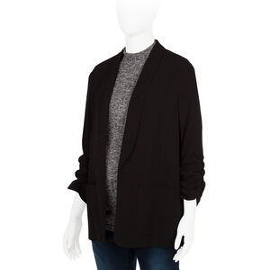 Veste de tailleur de grossesse unie avec larges poches 