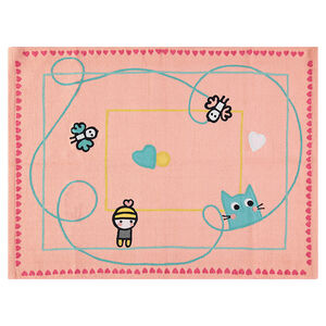 Χαλάκι 90 x 70 εκ. με φαντεζί μοτίβα 