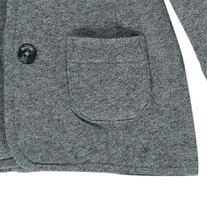 Σακάκι από ελαφριά φανέλα με μελανζέ όψη 