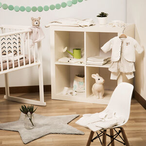 Set de 3 langes en coton bio  