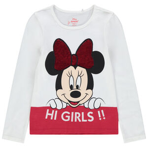 Μακρυμάνικο μπλουζάκι  Minnie Disney με μαγικές παγιέτες  