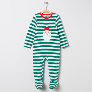 Dors-bien en velours motif père Noël 