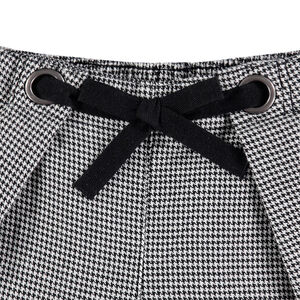 Σορτς με εμπριμέ μοτίβο πιε-ντε-πουλ και σήμα 