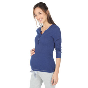 Μακρυμάνικη μπλούζα εγκυμοσύνης για το σπίτι  