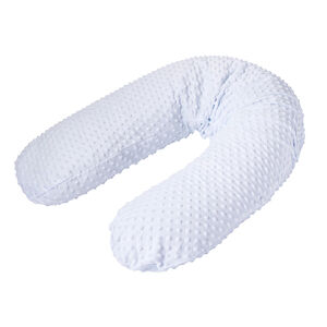 Κάλυμμα Fleece για μαξιλάρι θηλασμού  - Πουά μπλέ 