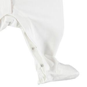 Φορμάκι από οργανικό βαμβάκι με γιακά με βολάν και τυπωμένο κύκνο  