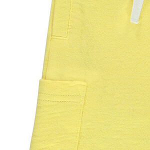 Βερμούδα από slub φανέλα με τσέπες 