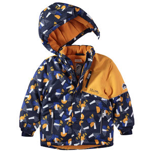 Αδιάβροχο μπουφάν του σκι με γεωμετρικό μοτίβο σε όλη την επιφάνεια 