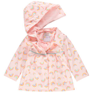 Παρκά από καουτσούκ με μοτίβο ουράνια τόξα σε όλη την επιφάνεια 