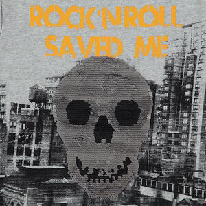 Μακρυμάνικη μπλούζα ζέρσεϊ με μοτίβο και «μαγικές πούλιες» 