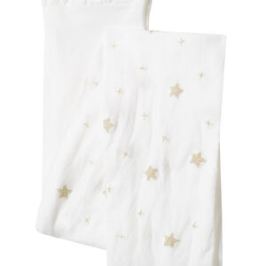 Collant fin à étoiles brillantes all-over 