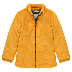 Παιδικά - Τζάκετ από συνθετικό δέρμα με σατινέ εμπριμέ επένδυση 