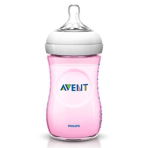  Μπιμπερό Natural 260ml, ροζ  