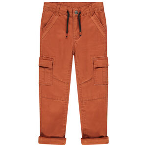 Pantalon cargo à cordons de serrage 