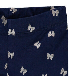 Legging en jersey à imprimé all-over brillant 