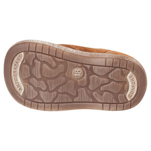 Bottillons en cuir suédé à lacets 