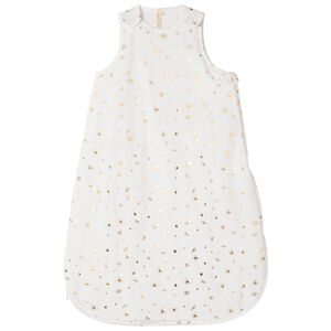 Turbulette sans manches à imprimé doré all-over 