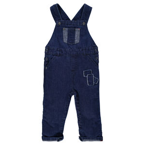 Ντένιμ σαλοπέτα με φθαρμένα μπαλώματα και τσέπες 