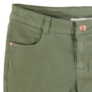 Μονόχρωμο παντελόνι με φάσα 