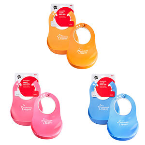  Βρεφική πλαστική σαλιάρα 6m+  