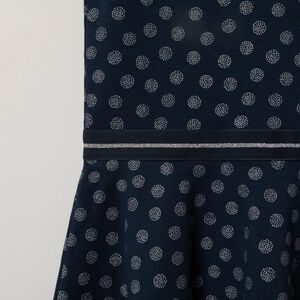 Robe manches courtes imprimée all-over  