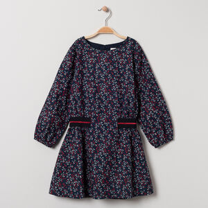 Robe manches longues imprimé all-over 