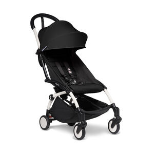 Poussette YOYO² 6+ châssis blanc - Noir 