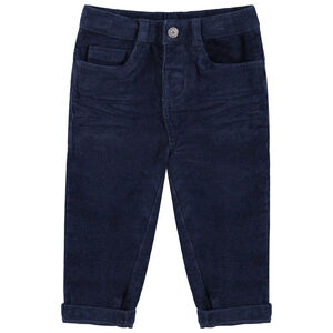 Παντελόνι από βελούδο κοτλέ με τσέπες 